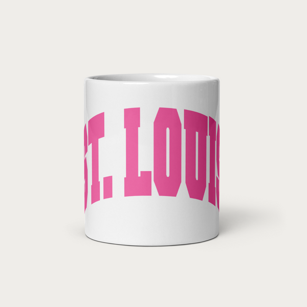 Pink St. Louis Collegiate Coffee Mug