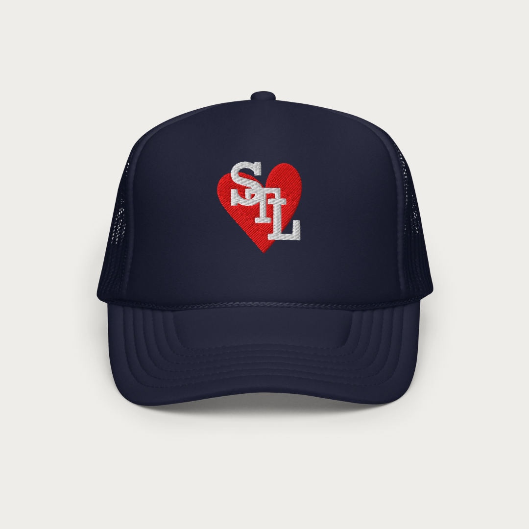 Heart Slab Foam Trucker