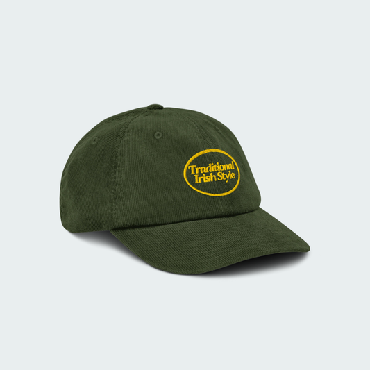 Irish style Corduroy dad hat