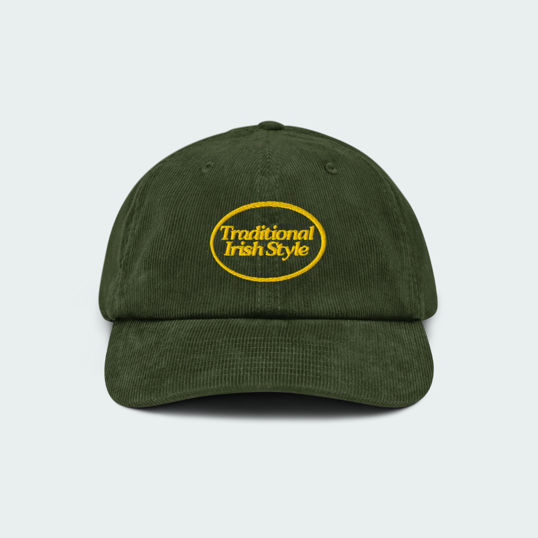 Irish style Corduroy dad hat