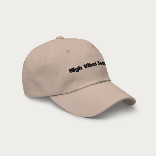 high vibes Dad hat