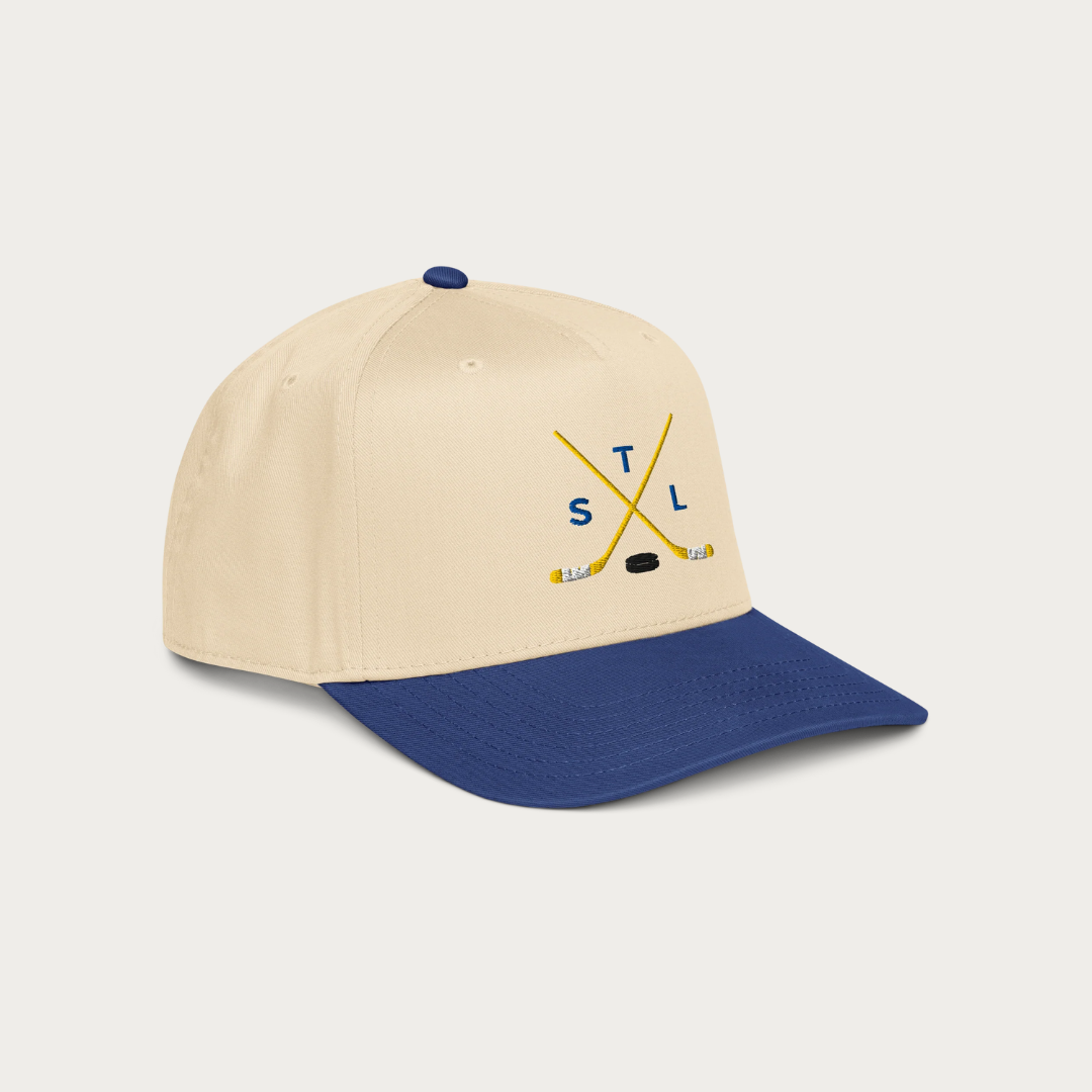 Crossed Sticks 5 panel cap