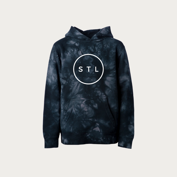 City Circle Tie Dye Youth Hoodie