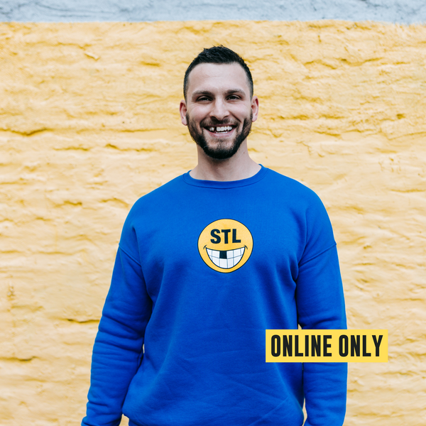 Busted Smiley Crewneck