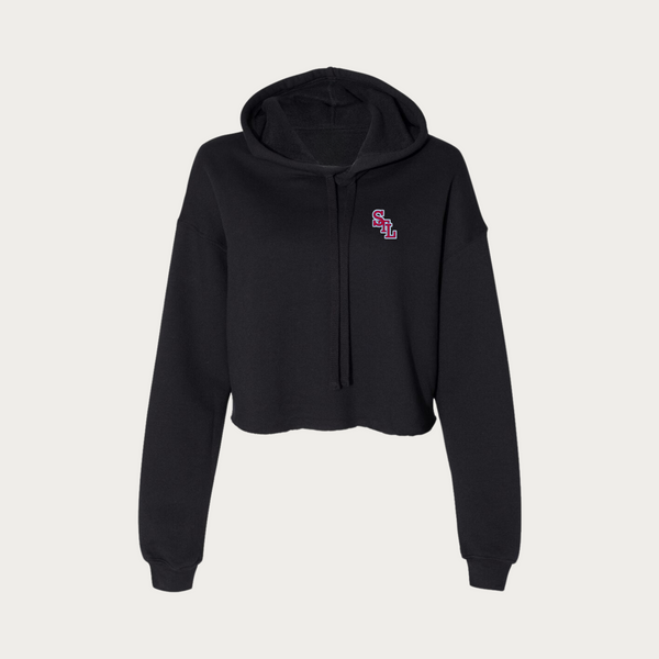 Women’s Embroidered Slab Cropped Hoodie