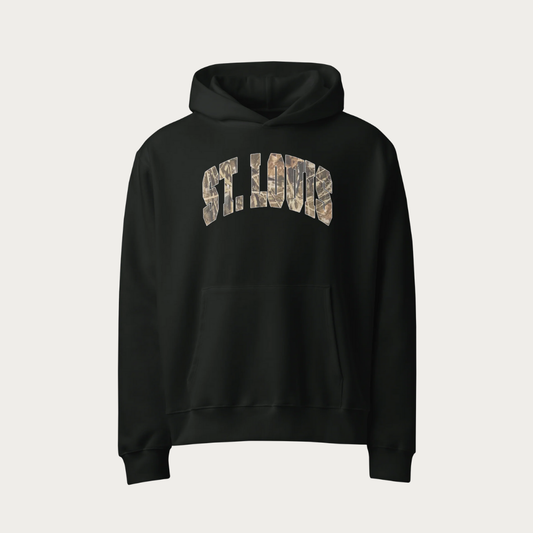 Camo Collegiate Oversized heavyweight hoodie