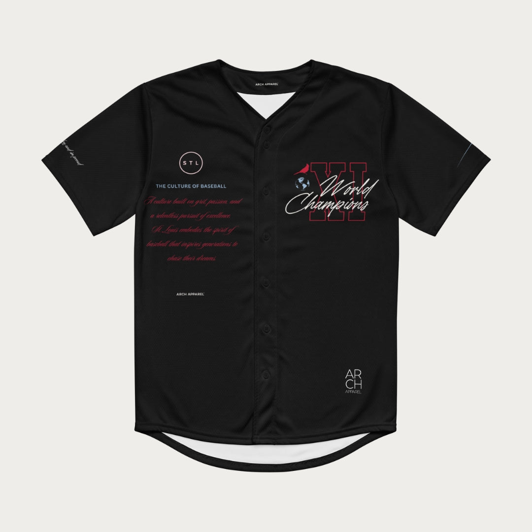 Black STL Baseball jersey