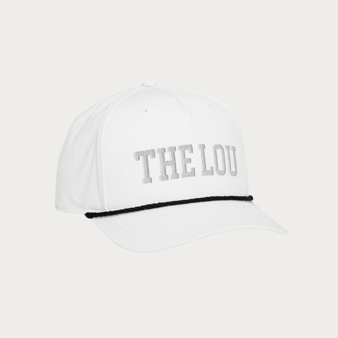 THE LOU whiteout rope cap