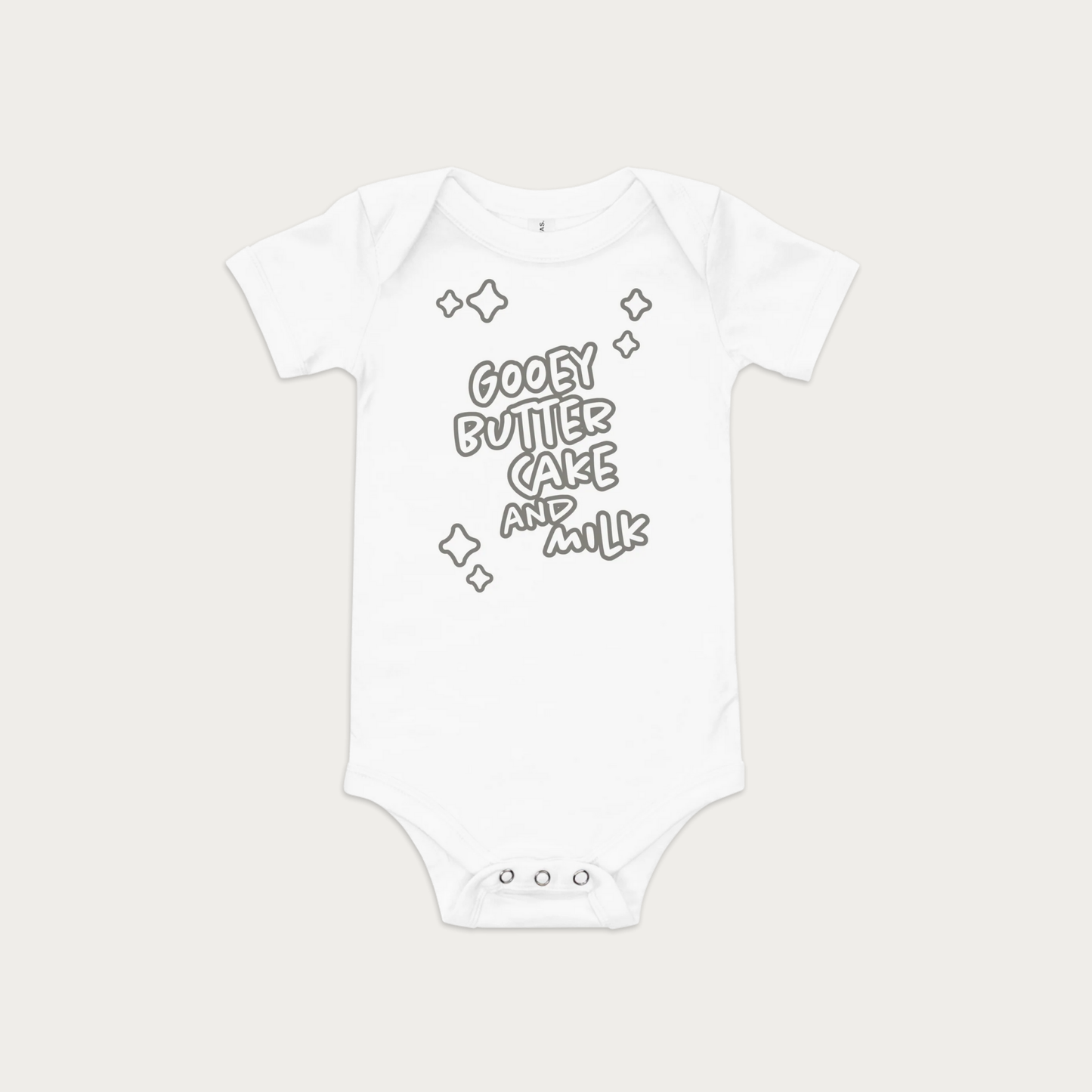 Gooey Butter Cake Baby onesie