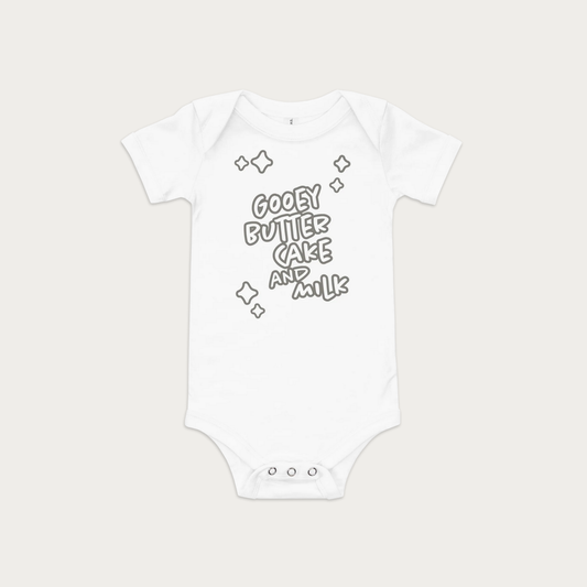 Gooey Butter Cake Baby onesie