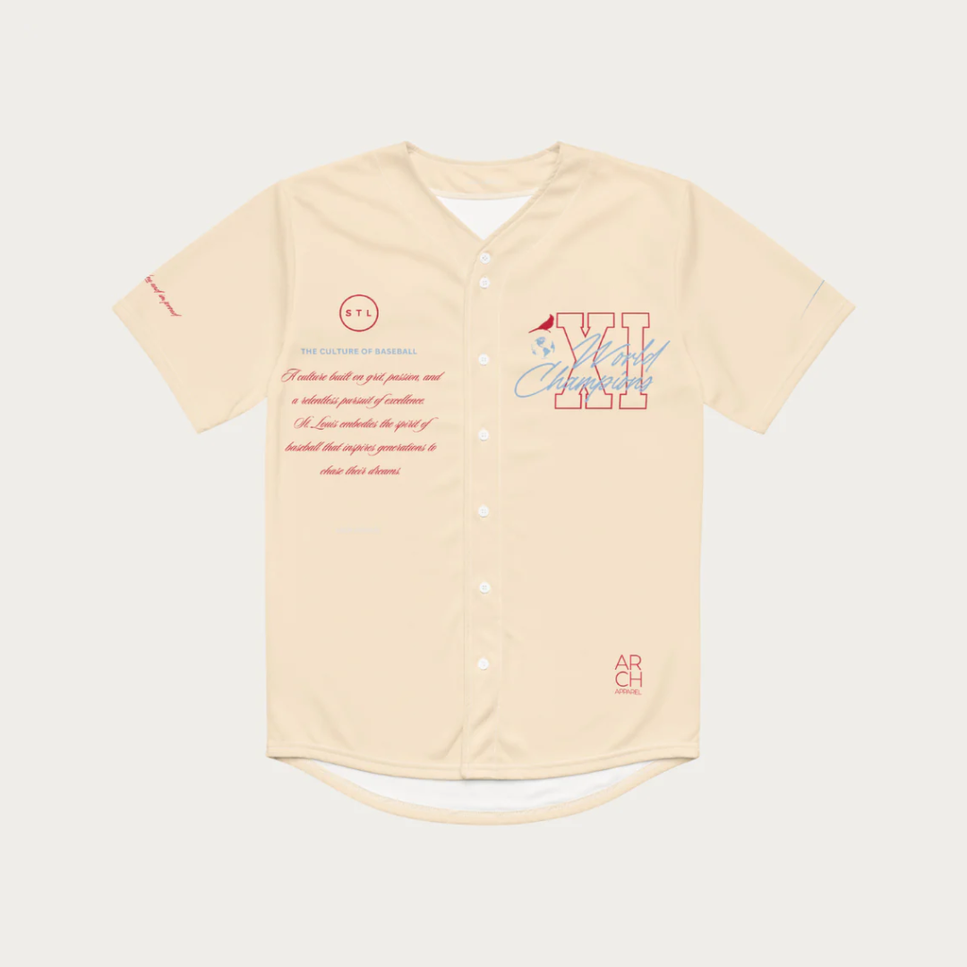 Champagne STL Baseball jersey
