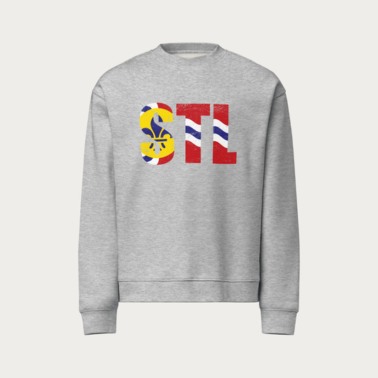 STL Flag Unisex relax crewneck sweatshirt