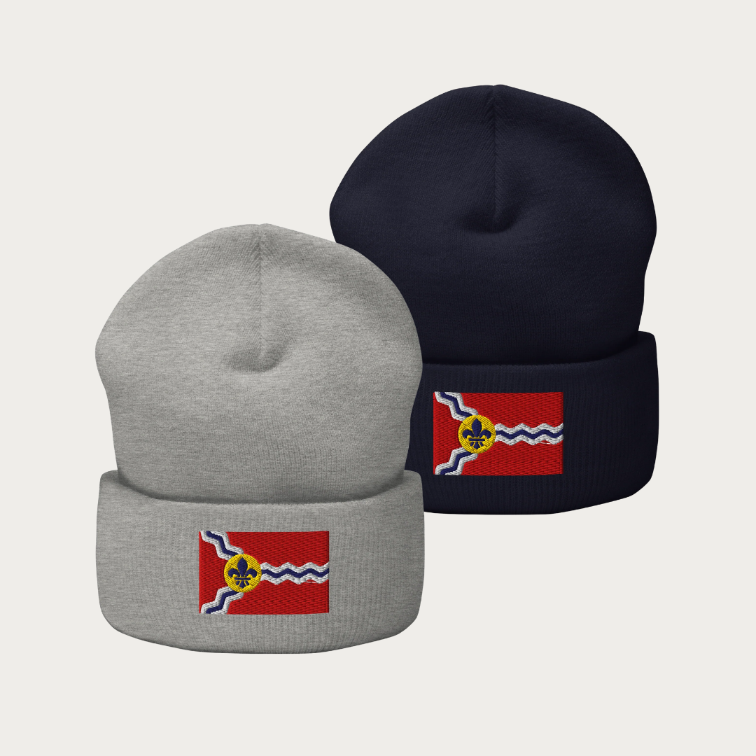 St. Louis Flag Cuffed Beanie