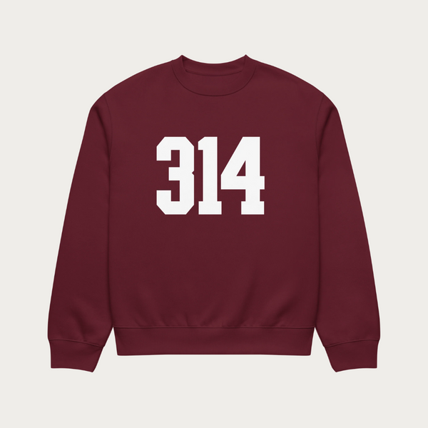 314 Oversized heavyweight sweatshirt