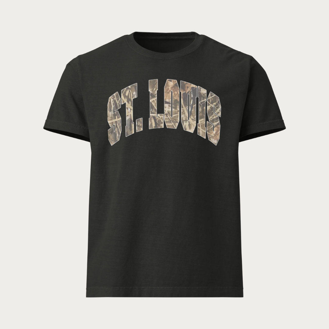 Camo Collegiate black Unisex oversized t-shirt