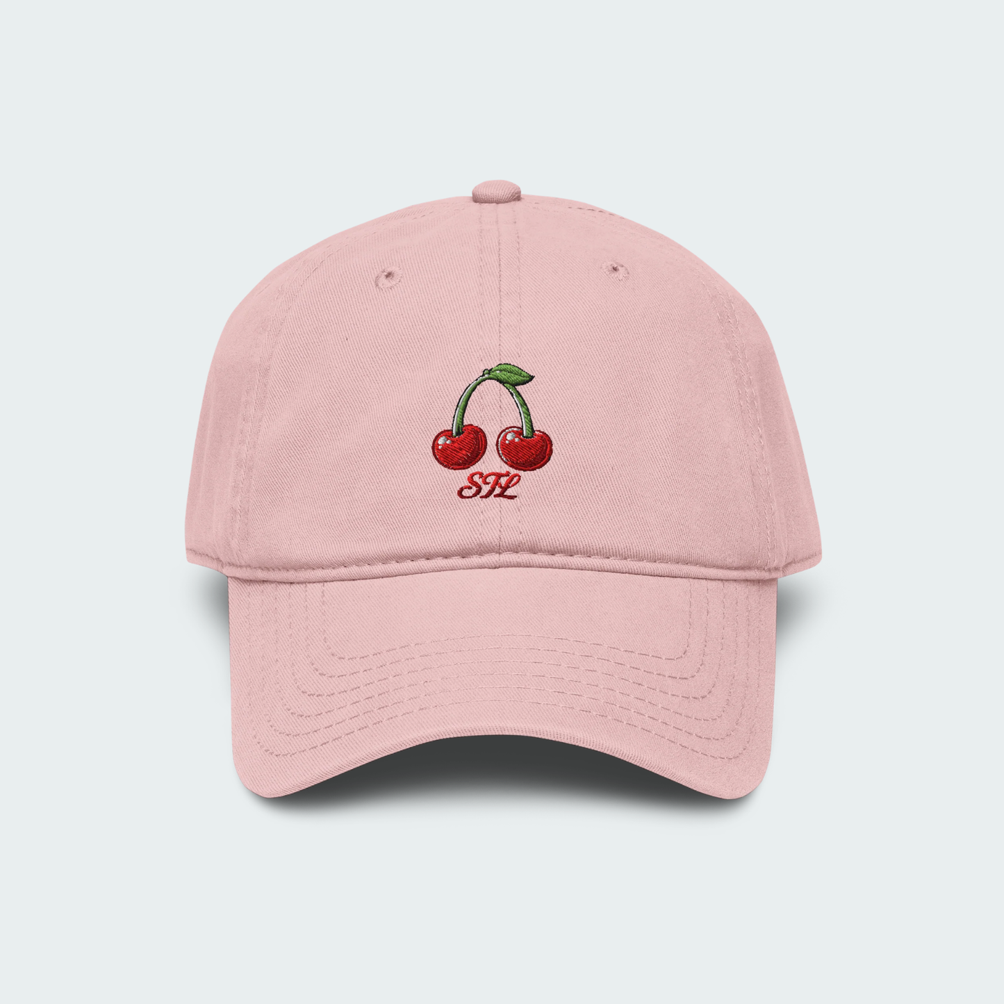 Cherry STL Garment washed baseball cap