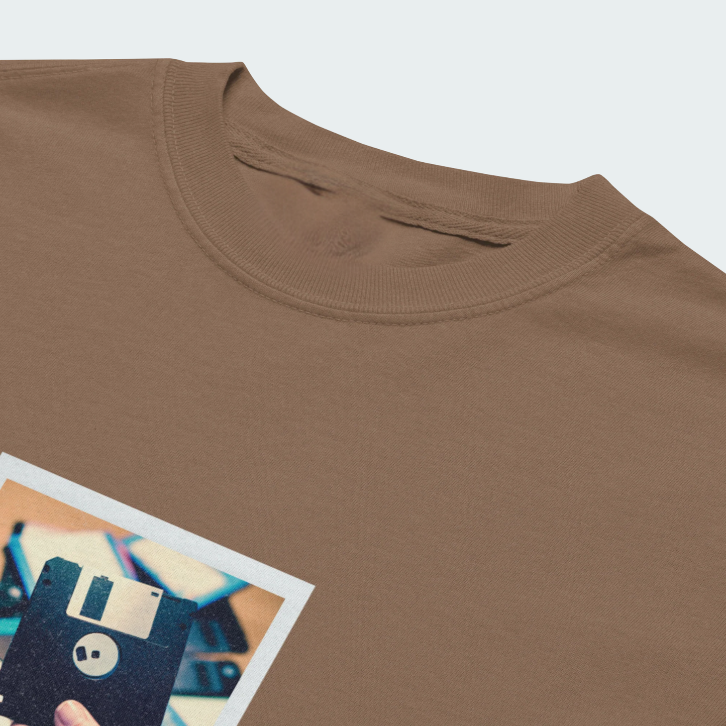 Polariod garment-dyed heavyweight t-shirt