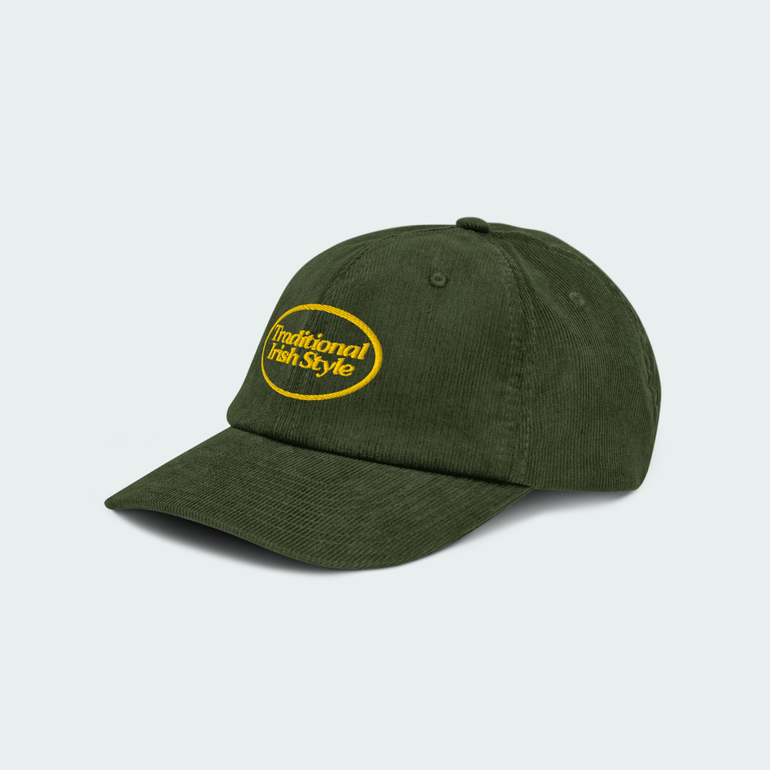 Irish style Corduroy dad hat