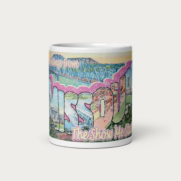 Show Me State Postcard Coffee Mug