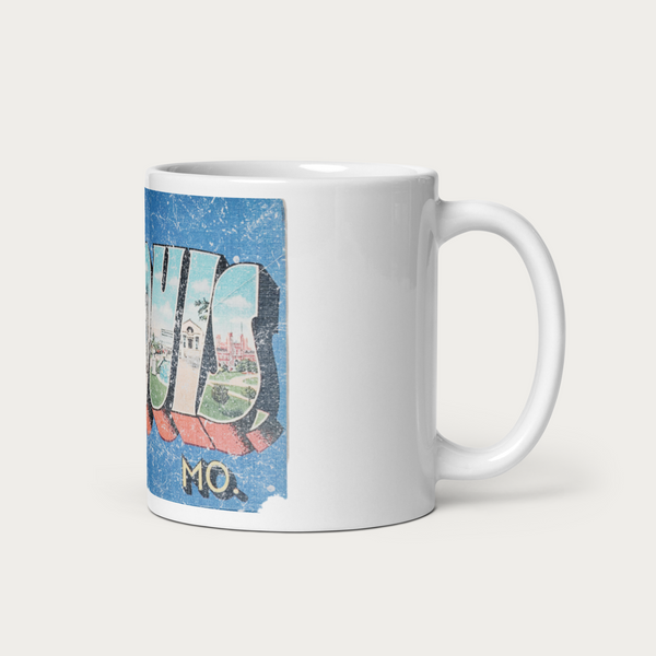 Greetings From St. Louis Postcard Coffee Mug