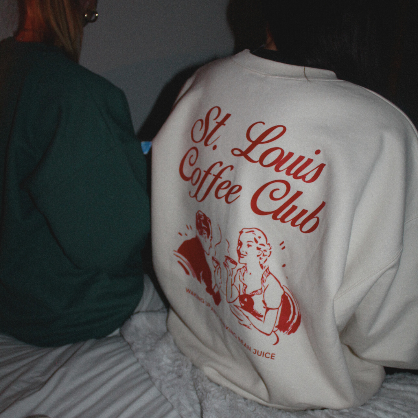 Coffee Club Oversized heavyweight sweatshirt