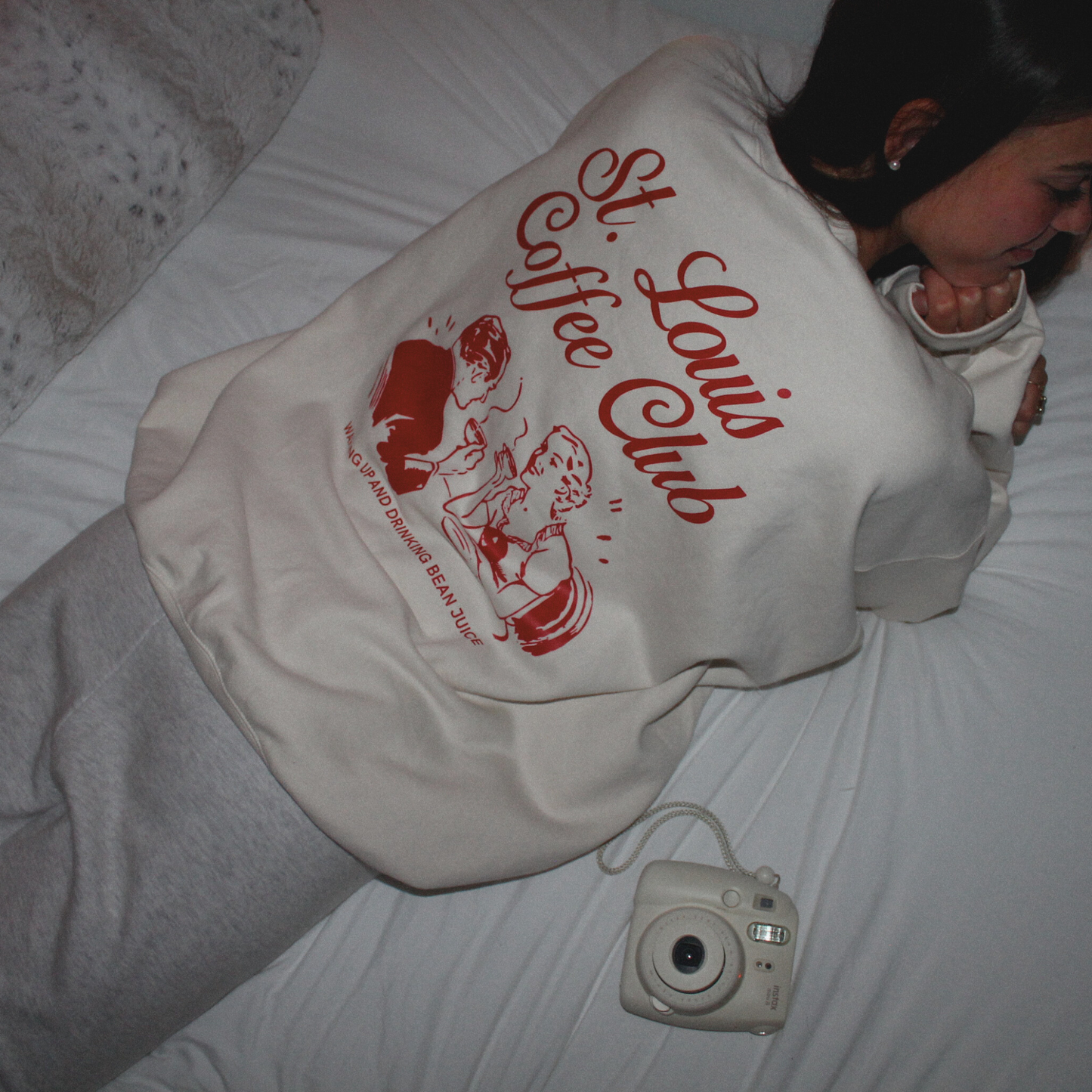 Coffee Club Oversized heavyweight sweatshirt