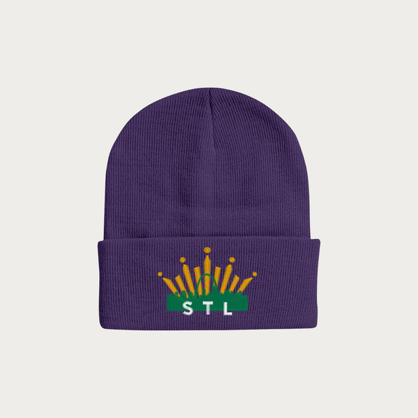 Bud Select Mardi Gras edition Cuffed Beanie