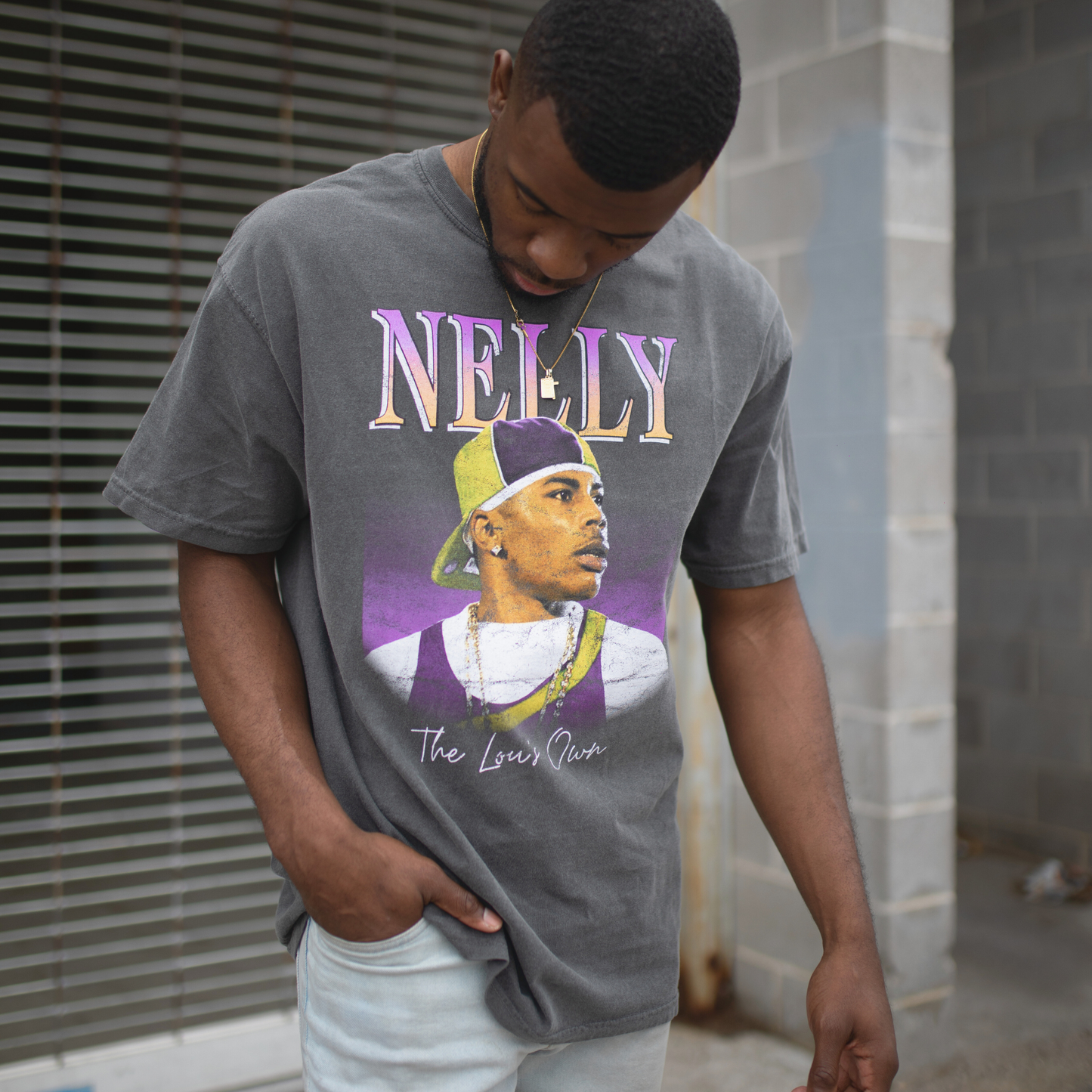 Nelly vintage garment-dyed t-shirt