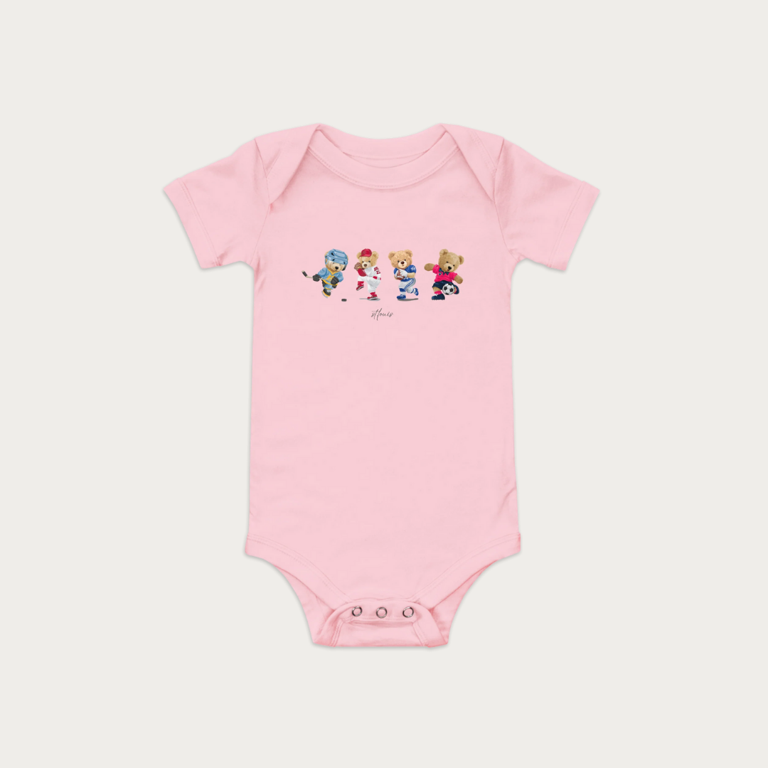 Sporty Bears Baby Onesie