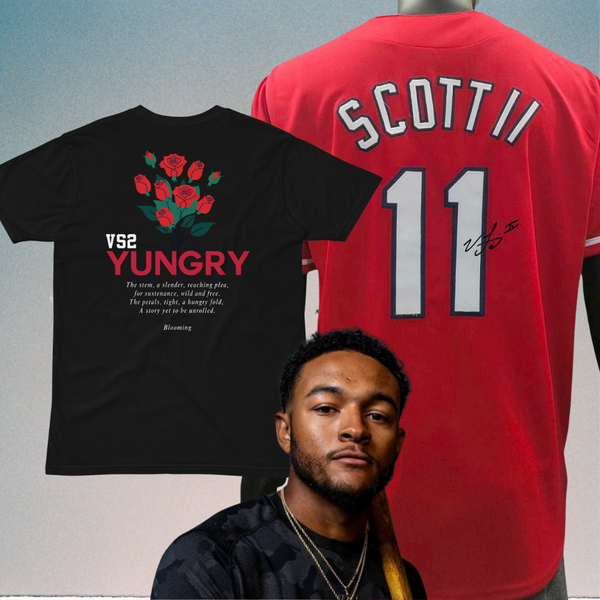 VIP EXPERIENCE: Blooming tee - black