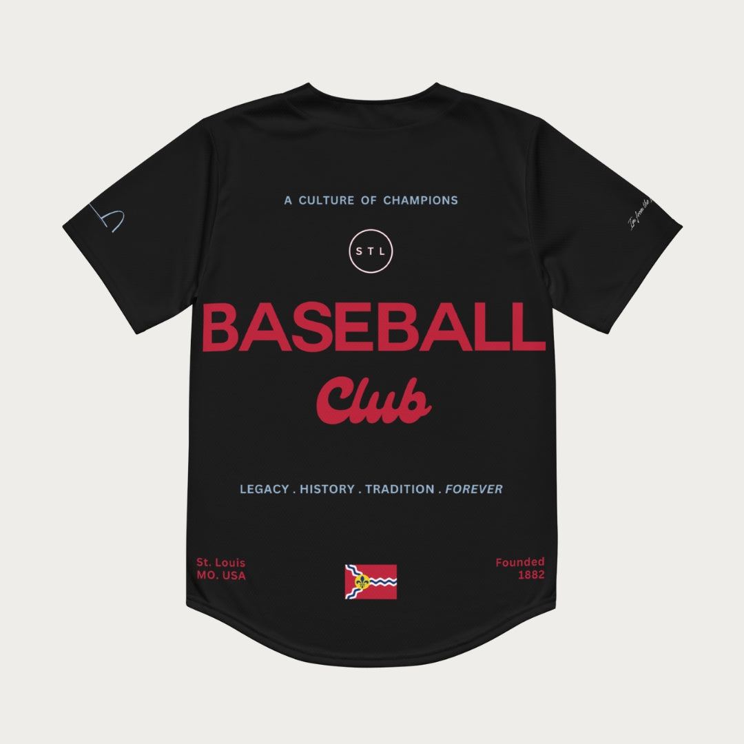 Black STL Baseball jersey