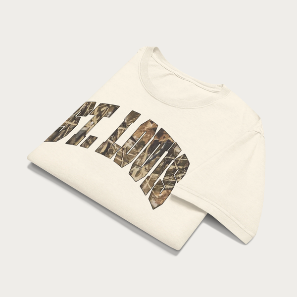 Camo Collegiate cream Unisex oversized t-shirt