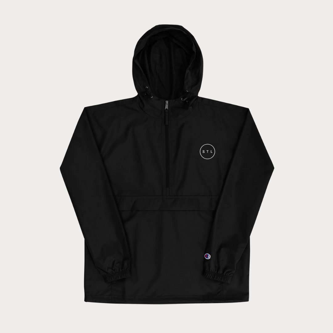 City Circle Embroidered Champion Packable Jacket