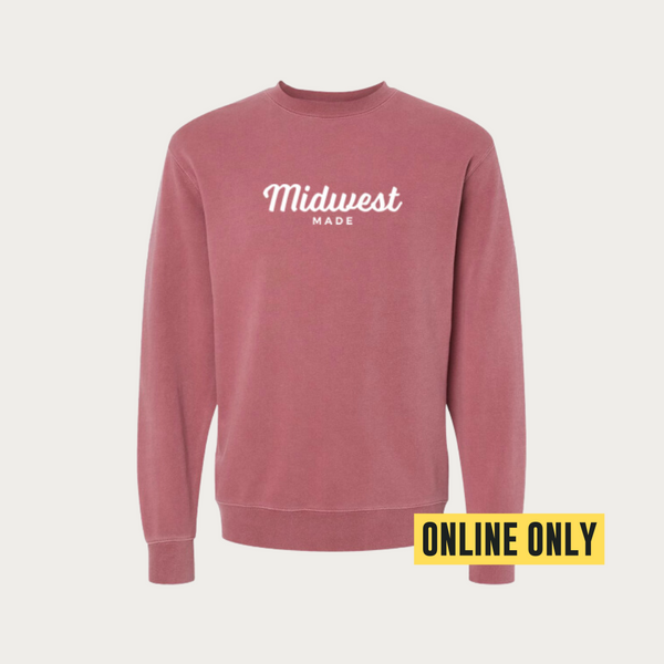 Midwest Made Pigment Dyed Crewneck
