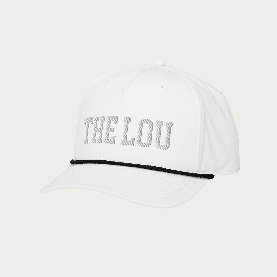 THE LOU whiteout rope cap