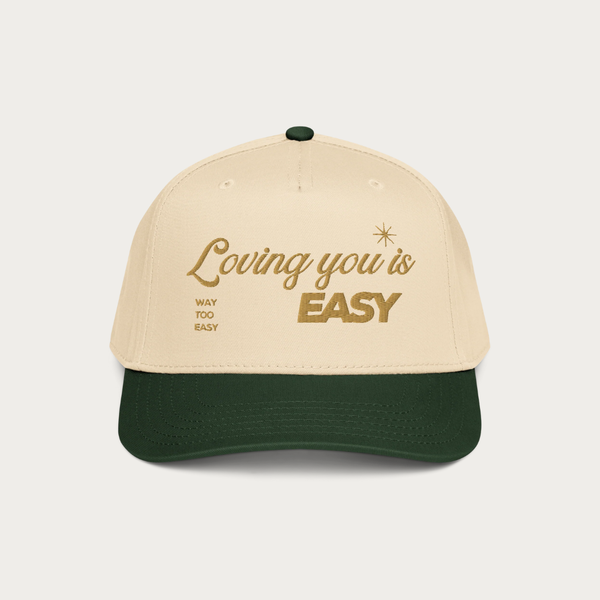 Loving you 5 panel cap