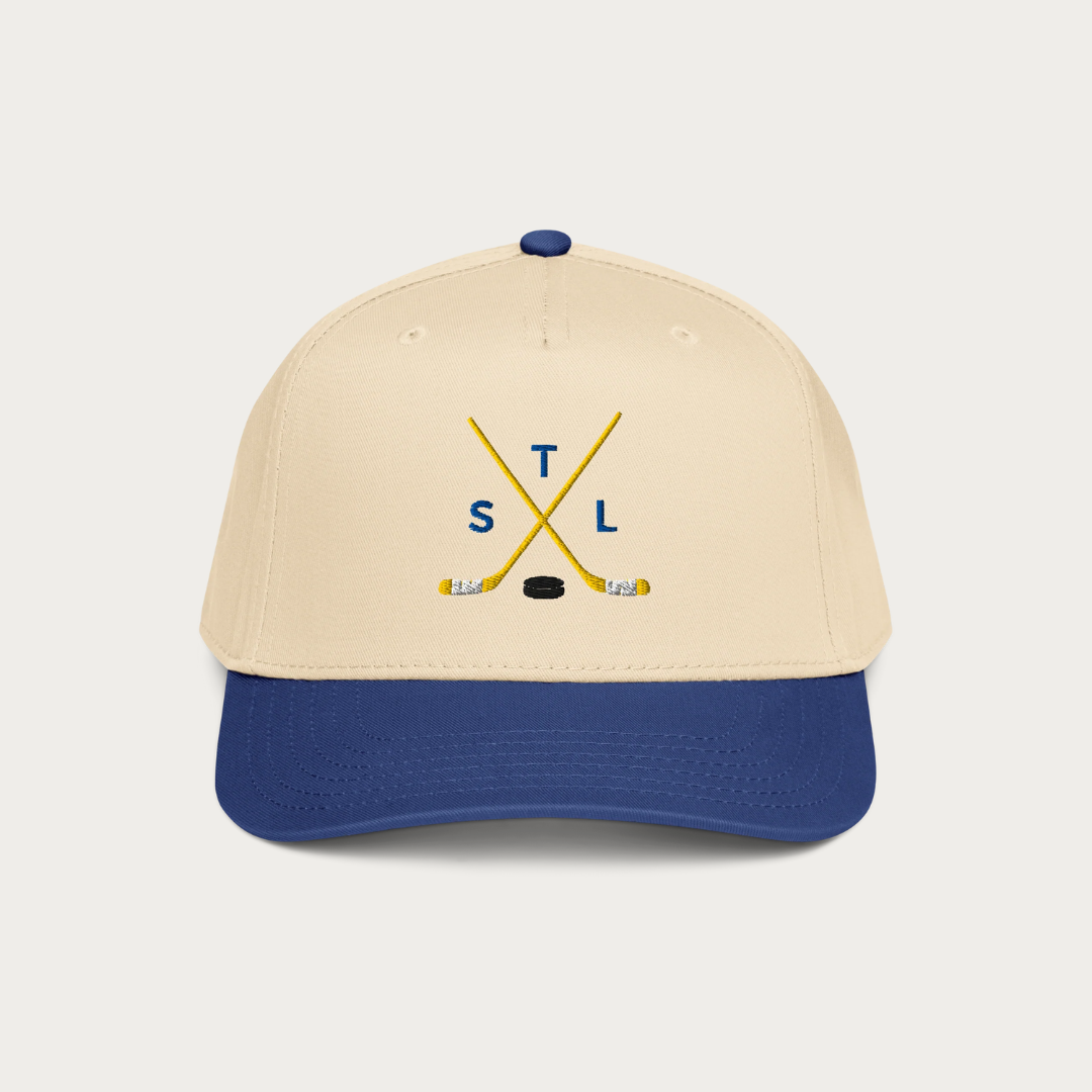 Crossed Sticks 5 panel cap