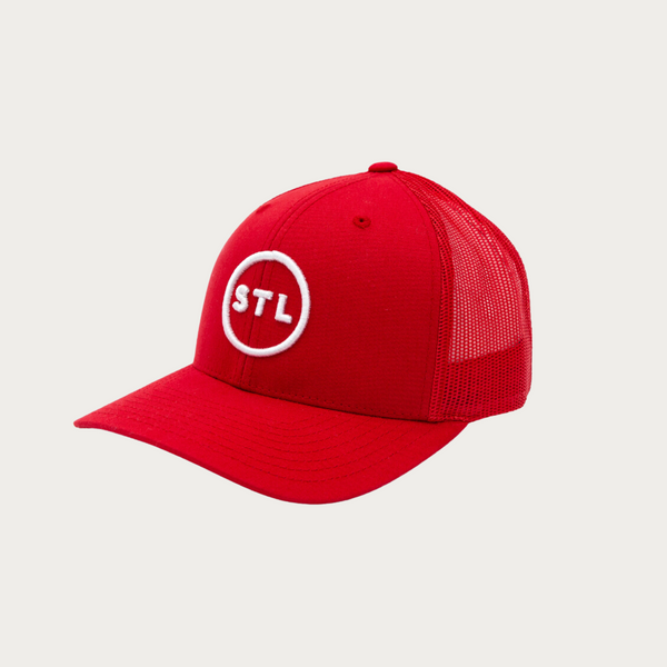 City Circle Puff Curved Bill Trucker