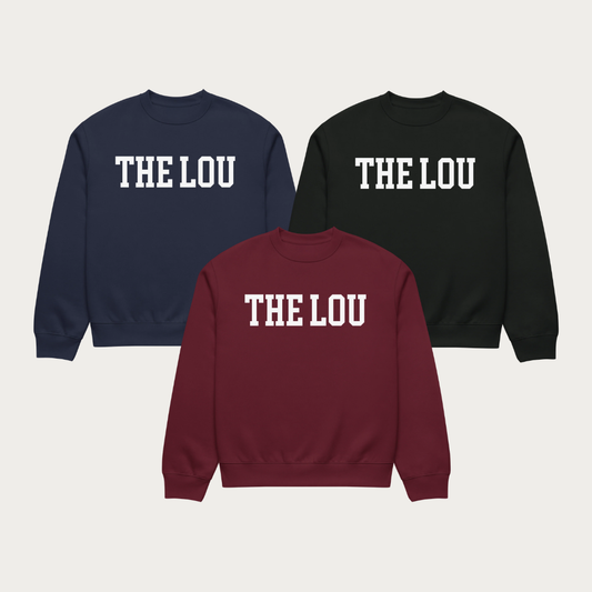 THE LOU Oversized heavyweight sweatshirt