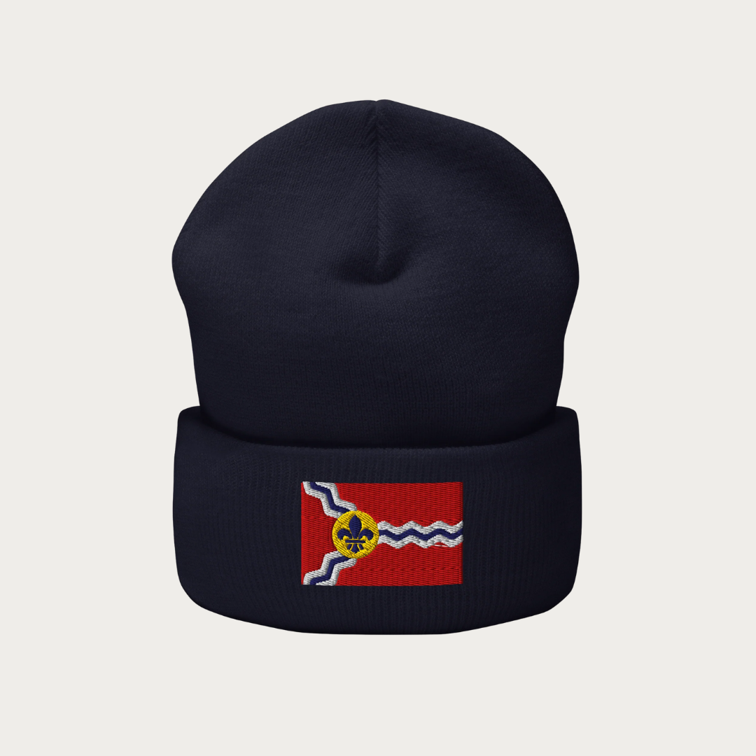 St. Louis Flag Cuffed Beanie