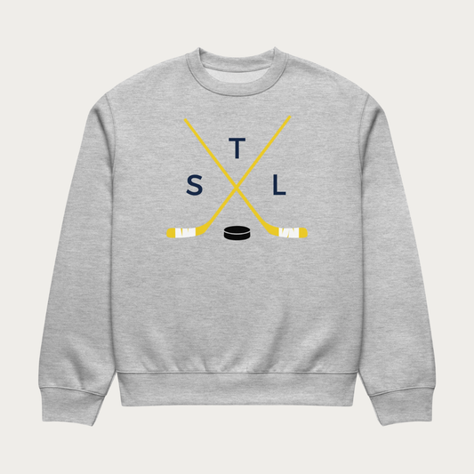 Crossed Sticks Ash Oversized heavyweight sweatshirt