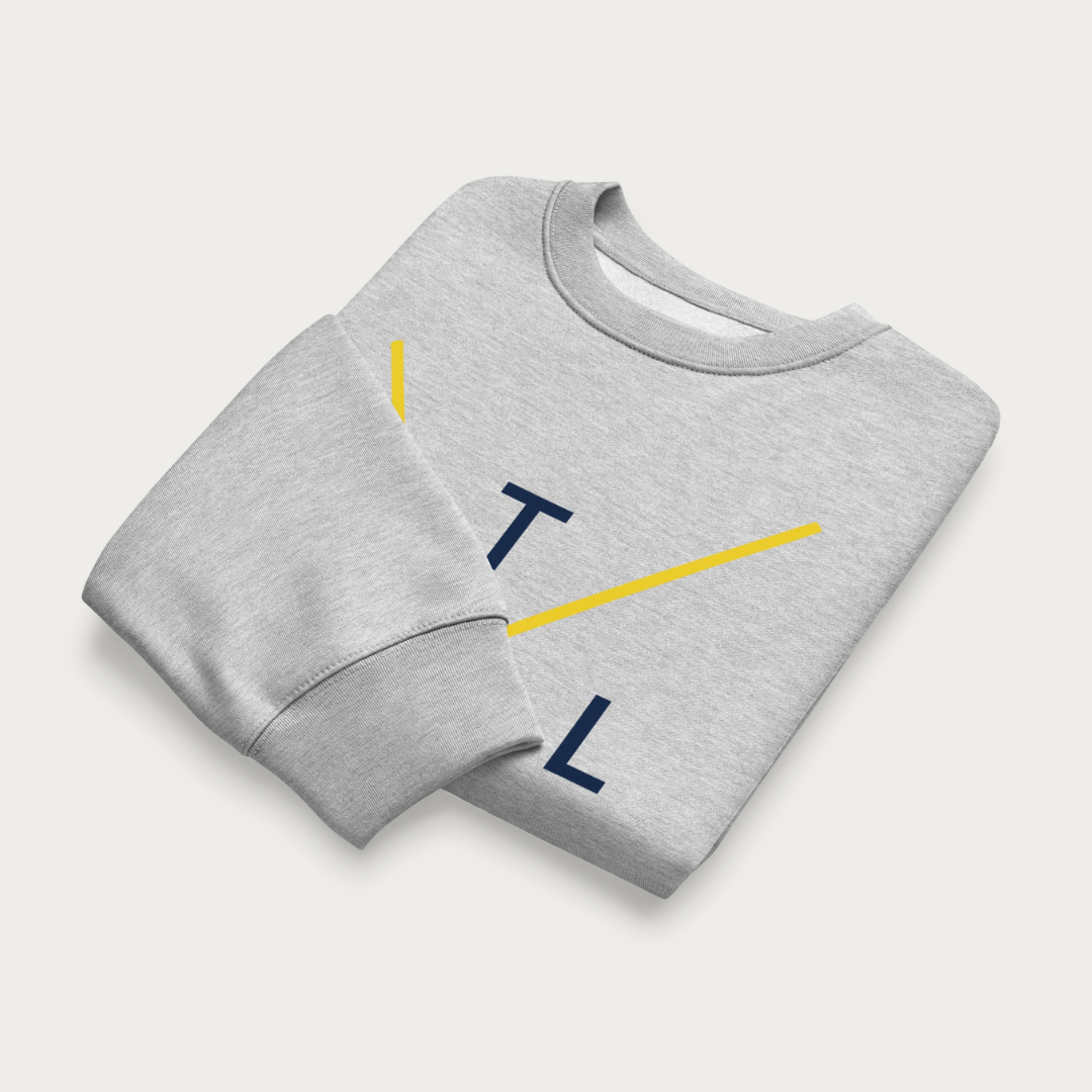 Crossed Sticks Ash Oversized heavyweight sweatshirt
