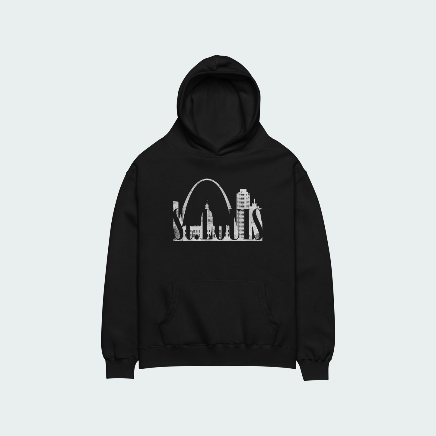 Cityscape oversized hoodie