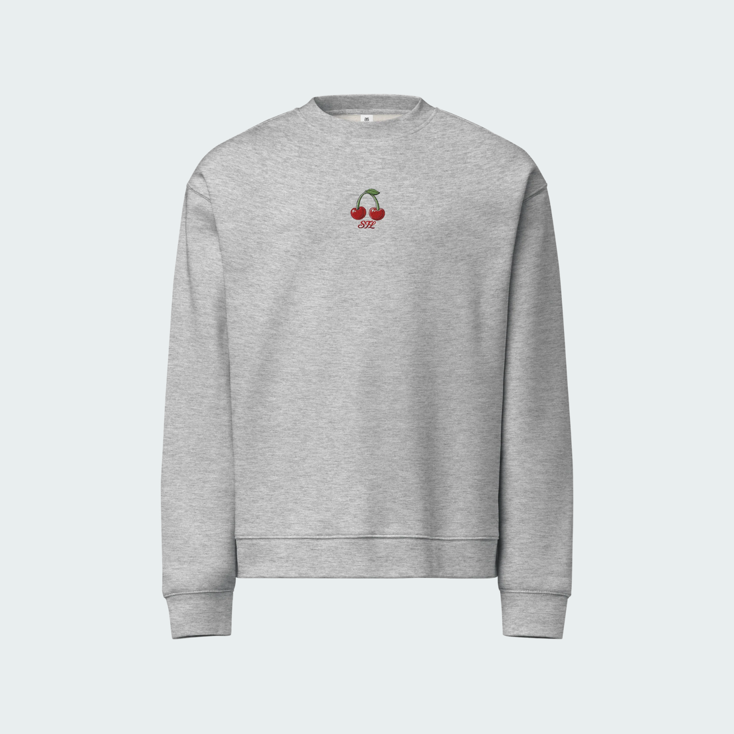 Embroidered Cherry STL crewneck sweatshirt