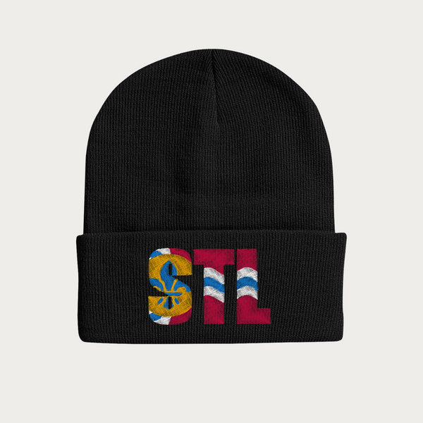 STL Flag Cuffed Beanie