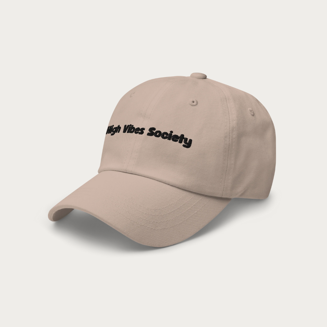 high vibes Dad hat