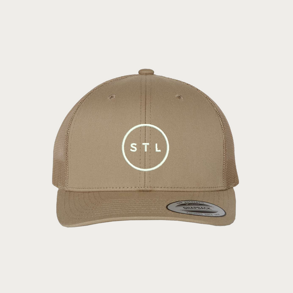 City Circle Puff Curved Bill Trucker