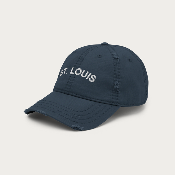 stamped Distressed Dad Hat
