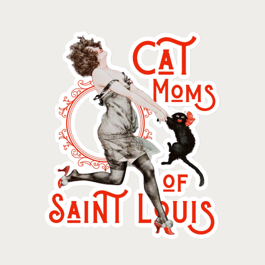 Cat Moms Bubble-free stickers