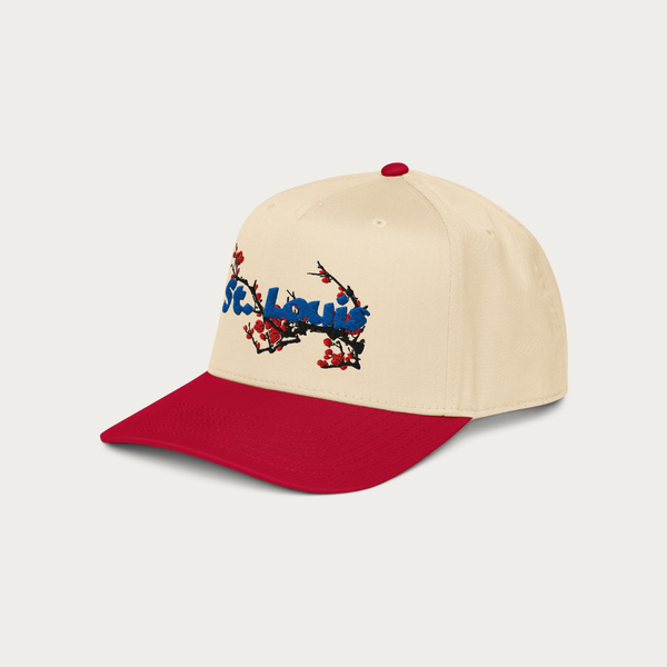 Cherry 5 panel cap